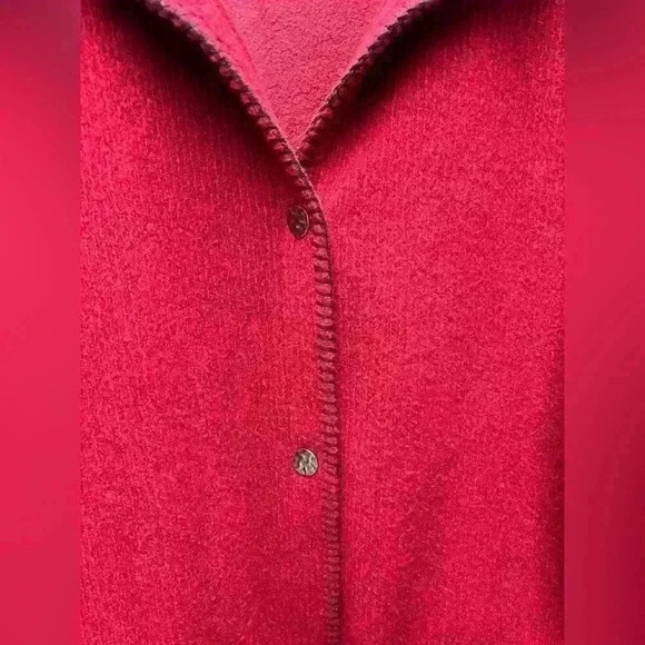 The Vermont Country Store Women's Vintage Wool Fleece Lightweight Jacket Size 1X - Picture 2 of 5